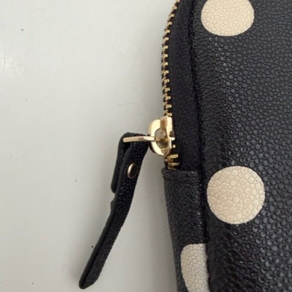 KATE SPADE Sunshine Dot Laptop Ipad Padded Sleeve Case Black White - Picture 5 of 9